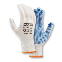 Feinstrick-Handschuhe NYLON - teXXor® Grau/Blaue...